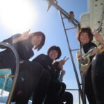 沖ノ島・鵜来島が通年ダイビング可能になりました！！是非年始のダイビングは、1泊2日のツアーに行きましょうーー！！のイメージ