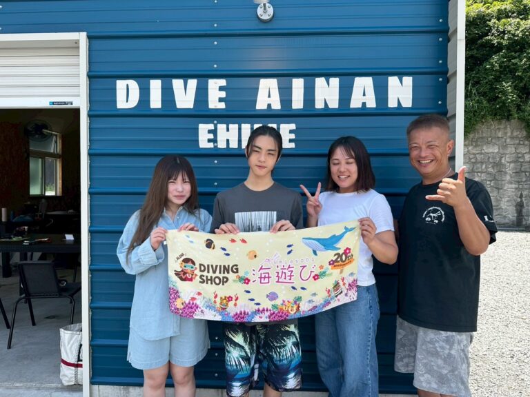 ★PADIオープンウォーターダイバー誕生！！おめでとうございます！