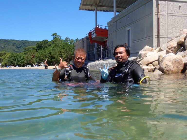 ✨倉橋島で体験ダイビング！✨🌊今回はなんと、インドネシアからのお客様！！