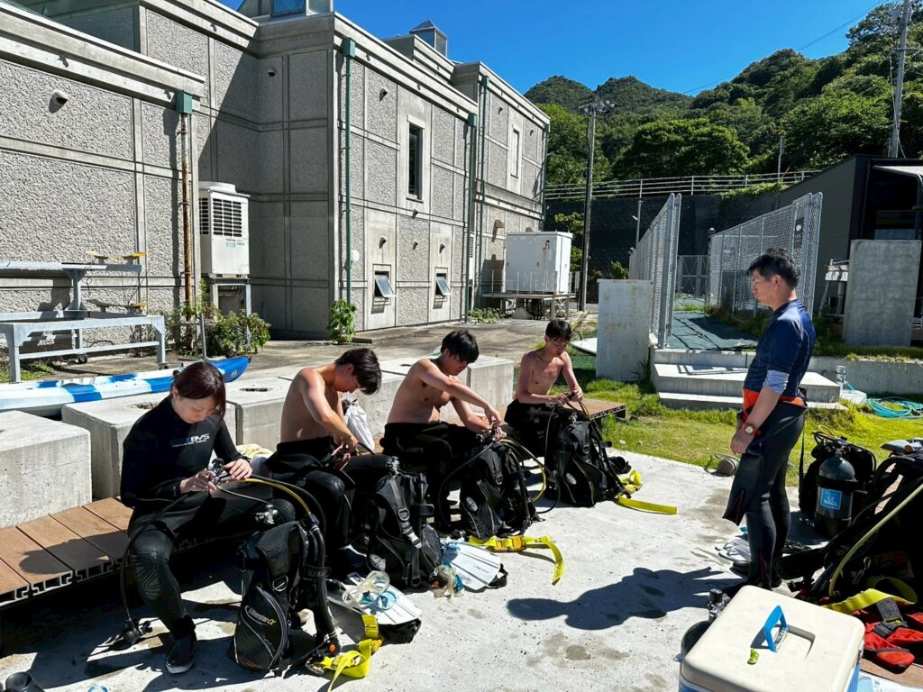 倉橋の海でPADIオープンウォーター講習開催！！今回も盛り上がったぞー(笑)のイメージ