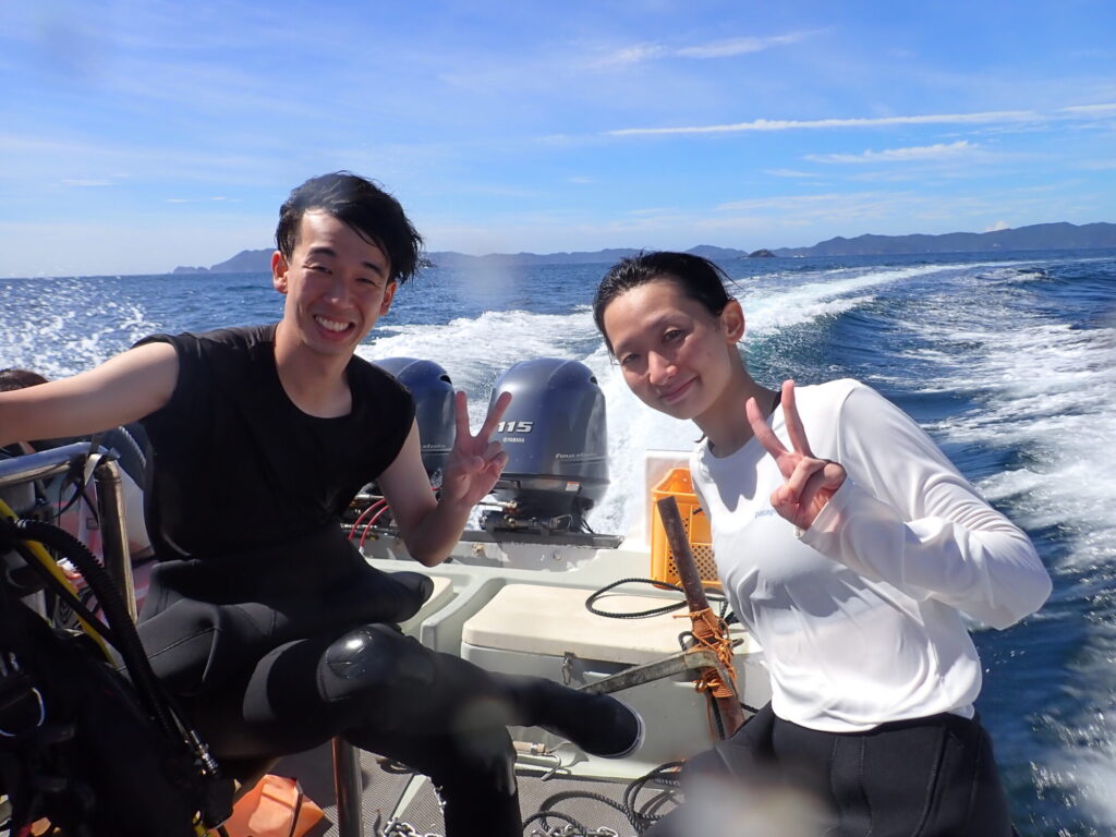 ダイバーが帰ってきた!!声かけてもらって最高です!!のイメージ