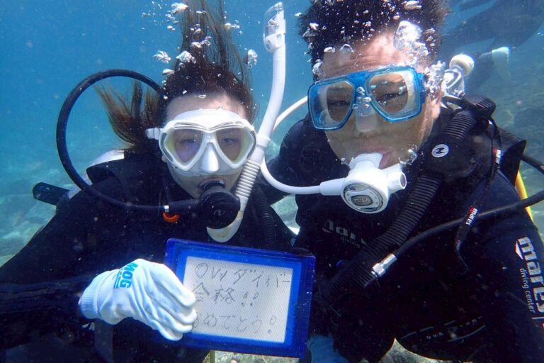 PADIオープンウォーターダイバー誕生!カップルダイバー誕生!!これからも2人で海を楽しんでくださいねーーー!!