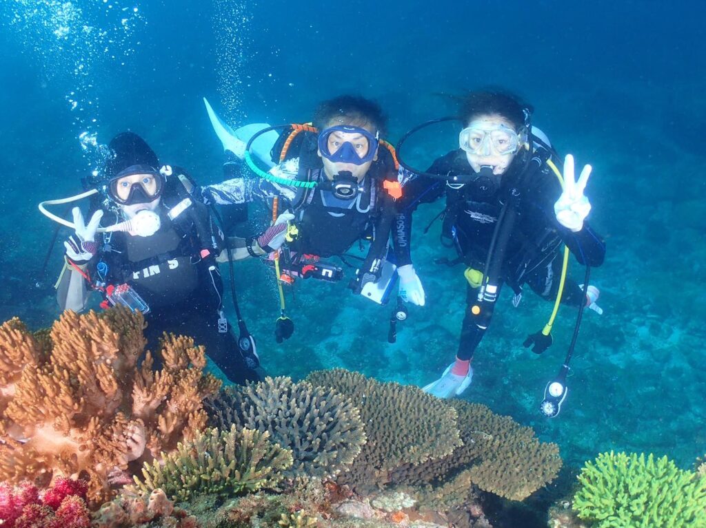 9/15『愛南ダイビング』初FUNダイビング!そこには、サンゴと熱帯魚の海が広かっている!!のイメージ