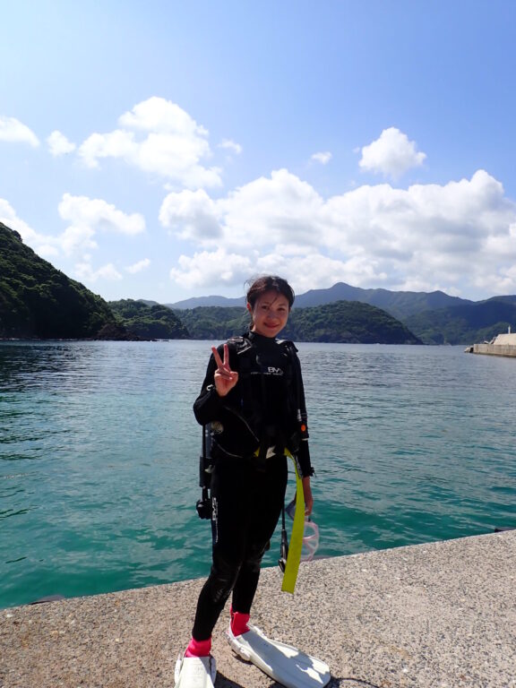 PADIオープンウォーター誕生！お一人で参加でしたが、とても楽し講習になったよ(^^♪！！