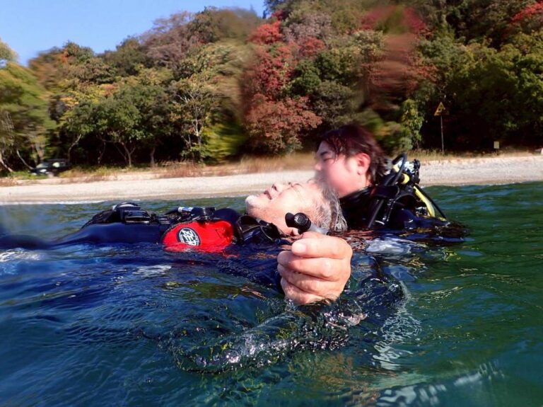 ダイブマスター候補生の子も交えて、レスキュー講習！！