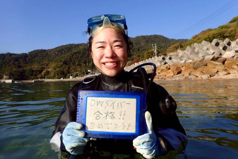 PADIオープンウォーター誕生！！おめでとうございます！！