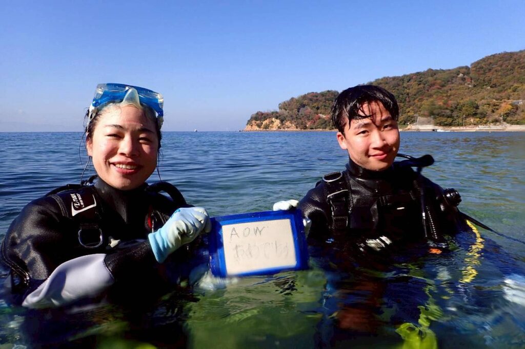 11/30PADIアドバンスダイバー認定！2名誕生！ダイバースキルアップ！！のイメージ