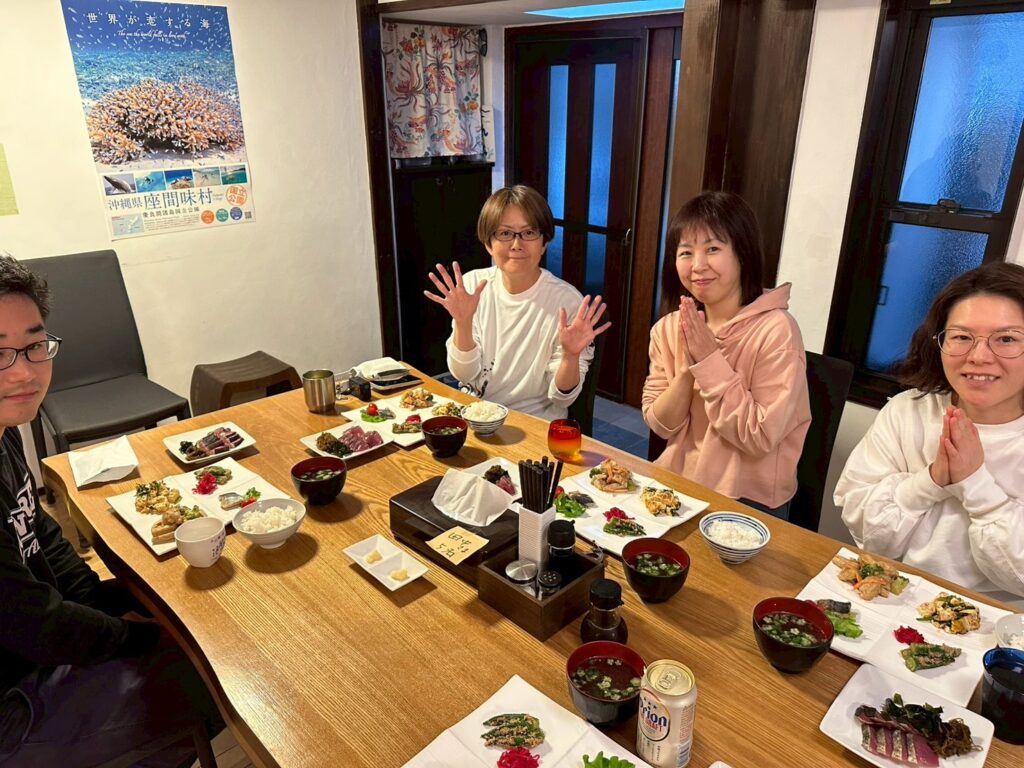 今日もオーナーご夫婦の夕食いただきました！美味い！のイメージ